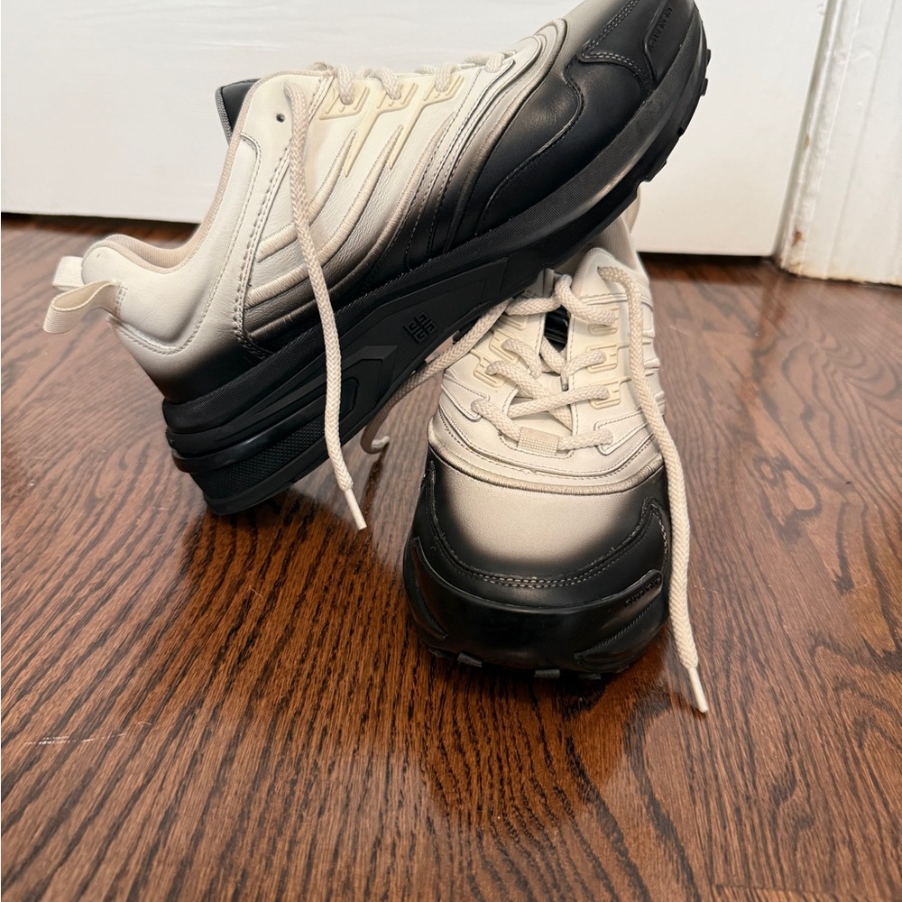 Givenchy Giv 1 Black and Cream Sneakers